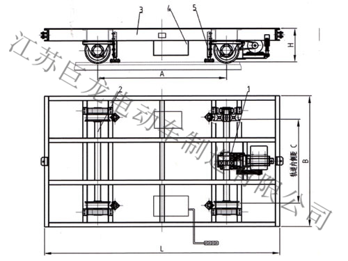 KPDZ低壓軌道供電電動(dòng)平車(chē)